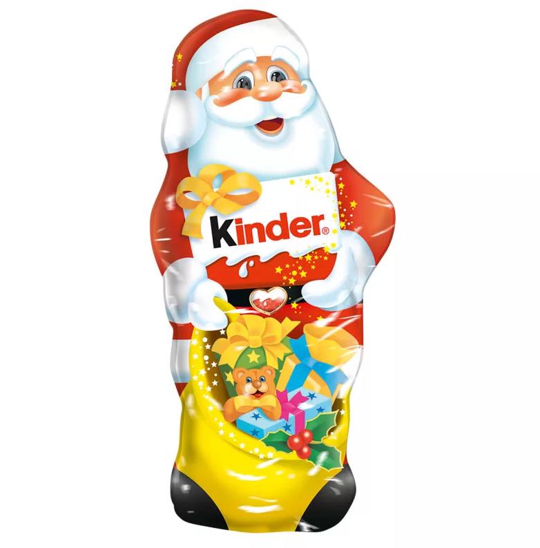Kinder Chocolate Mikulás belső tejes réteggel bevont tejcsokoládé figura 110 g