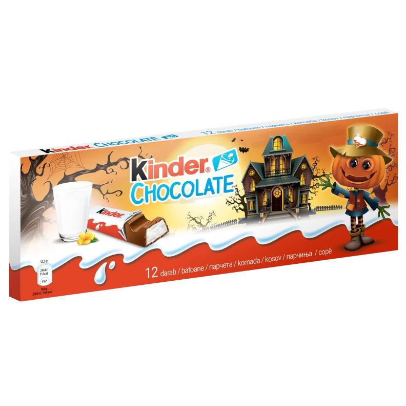 Kinder Chocolate tejcsokoládé szelet tejes krémmel töltve 12 db 150 g