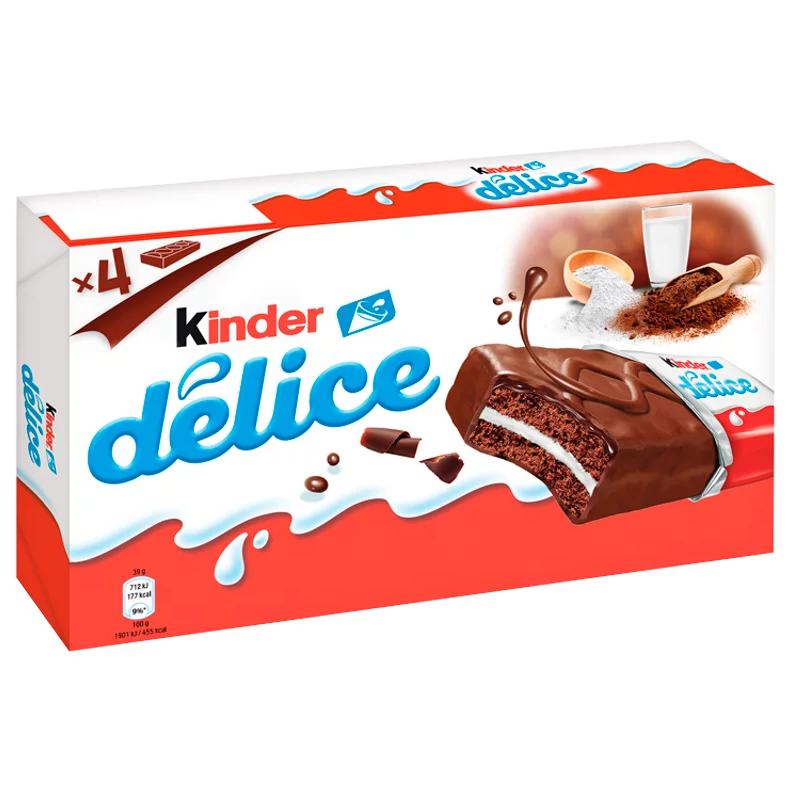 Kinder Delice tejes krémmel töltött kakaós piskóta kakaós bevonattal 156 g