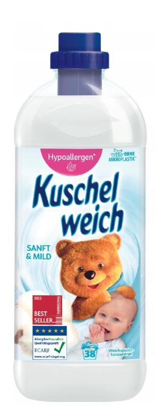 Kuschelweich öblítő 1l Sensitive Sanft and Mild 38 mosás