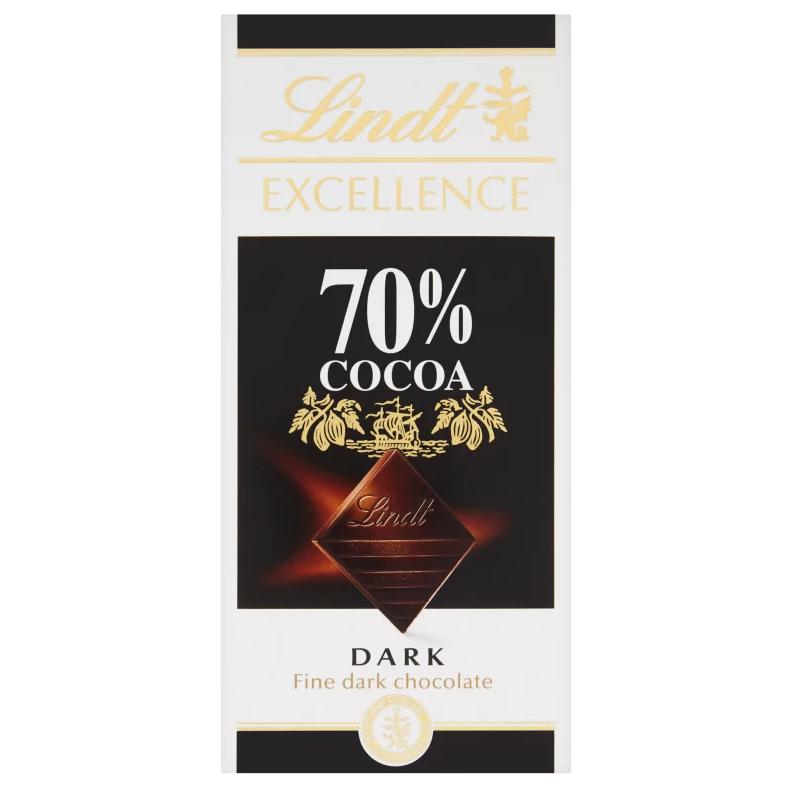 Lindt Excellence extra keserű csokoládé 70% 100 g