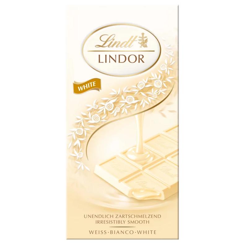 Lindt Lindor fehér csokoládé lágyan olvadó töltelékkel 100 g