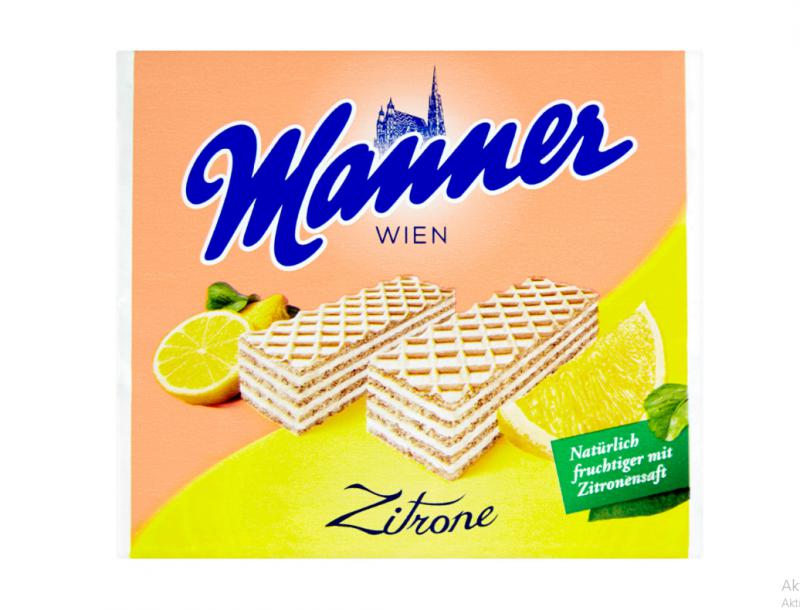 Manner citromízű krémmel töltött ostyaszeletek 75 g
