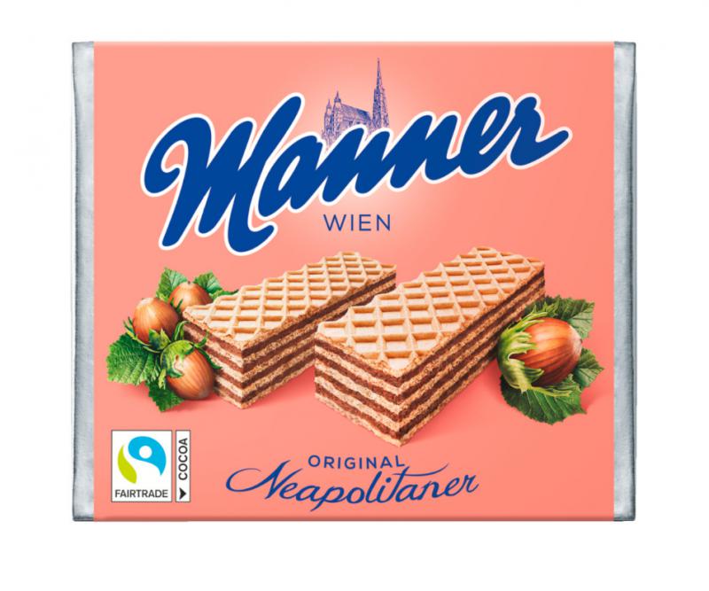 Manner mogyorókrémmel töltött ropogós ostyaszeletek 75 g