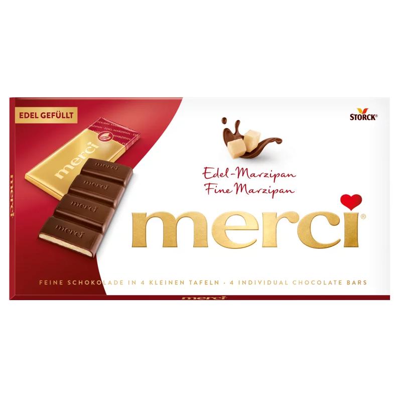 Merci étcsokoládé marcipánnal töltve 112 g