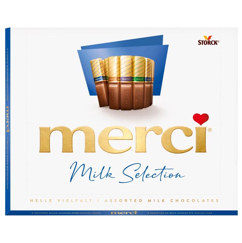 Merci Milk Selection 4 tejcsokoládé-különlegesség 250 g