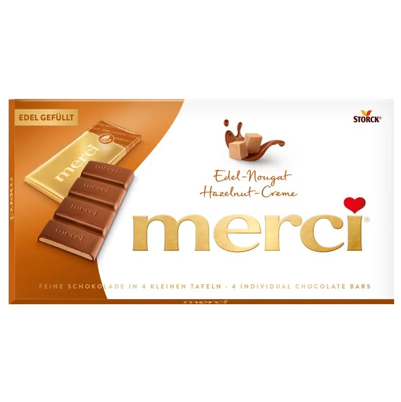 Merci tejcsokoládé mogyorókrémmel töltve 112 g