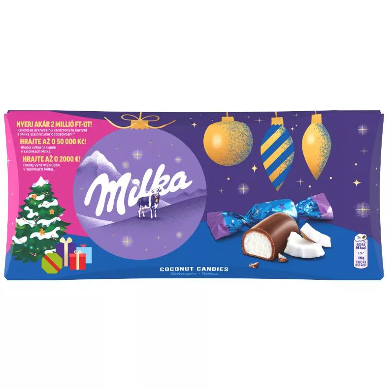 Milka kókuszos szaloncukor 255g