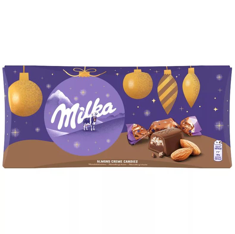 Milka mandulakrémes szaloncukor 255g