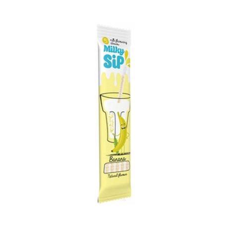 Milky Sip szívószál 5×6g banán