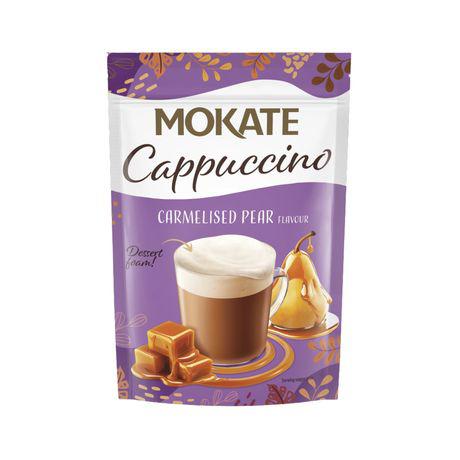 Mokate cappucino utántöltő Karamellizált körte ízű instant kávé 110g