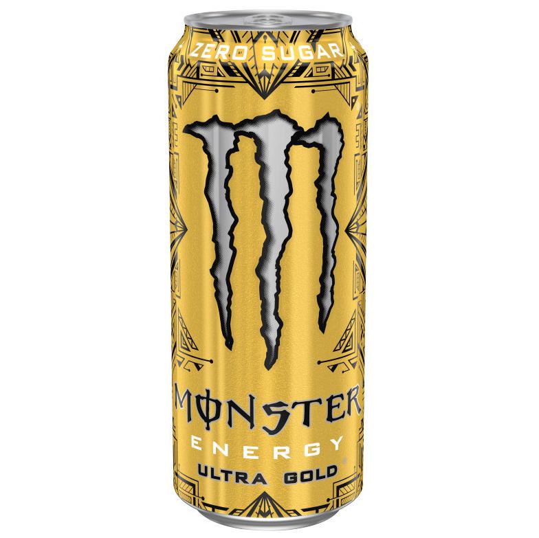 Monster Energy Ultra Golden Pineapple szénsavas ananász ízű ital koffeinnel 500 ml