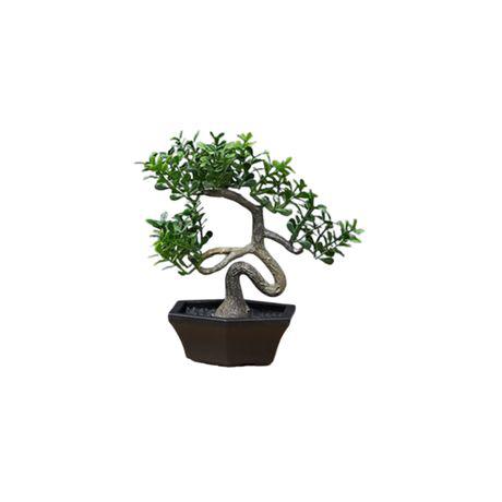 Művirág dekoráció bonsai 10x13cm