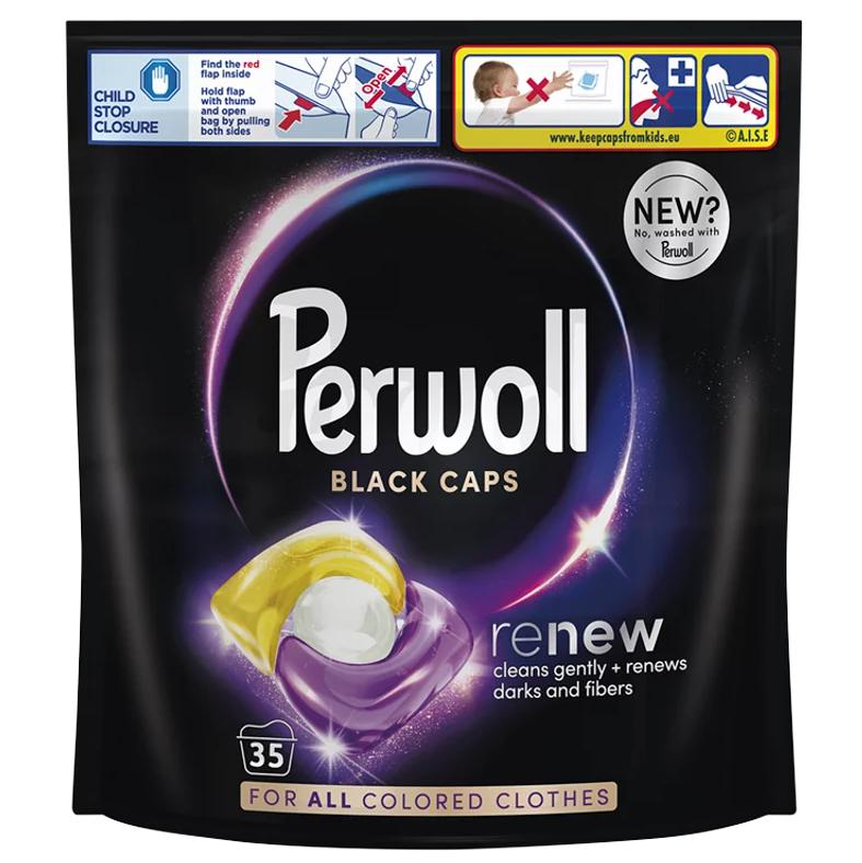 Perwoll Renew Black finommosószer koncentrátum fekete és sötét színű ruhaneműkhöz 35 mosás 472,5 g