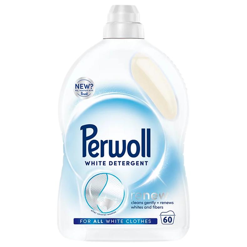 Perwoll Renew White finommosószer fehér textíliákhoz 60 mosás 3 l