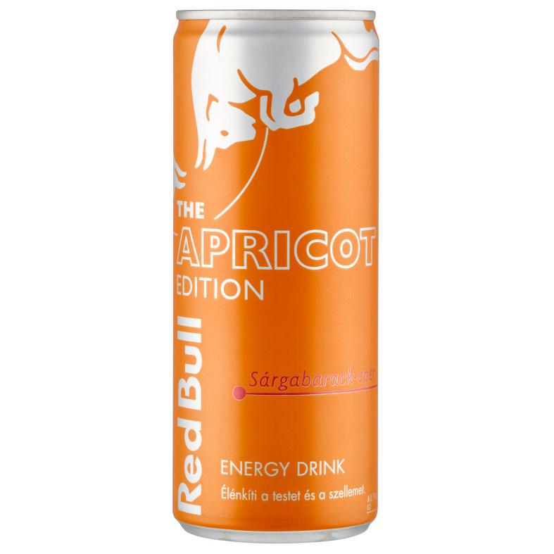 Red Bull The Apricot Edition energiaital sárgabarack-eper ízesítéssel 250 ml