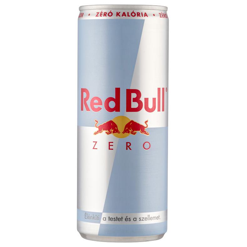 Red Bull Zero magas koffeintartalmú energiaital édesítőszerekkel 250 ml