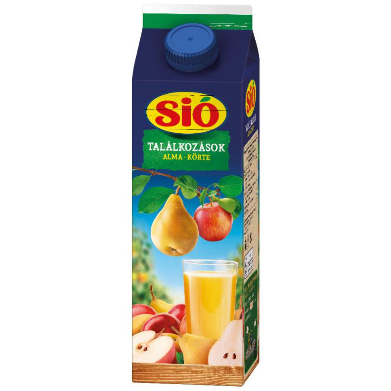 Sió gyümölcsital 1l alma-körte 12%