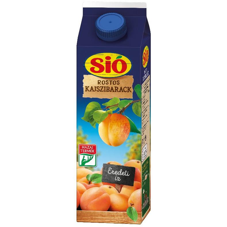 Sió gyümölcsital 1l rostos kajszibarack 20%