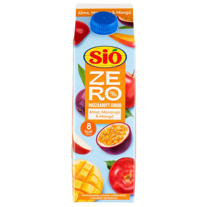 Sió Zero% hozzáadott cukor alma-maracuja-mangó gyümölcsital 1 l