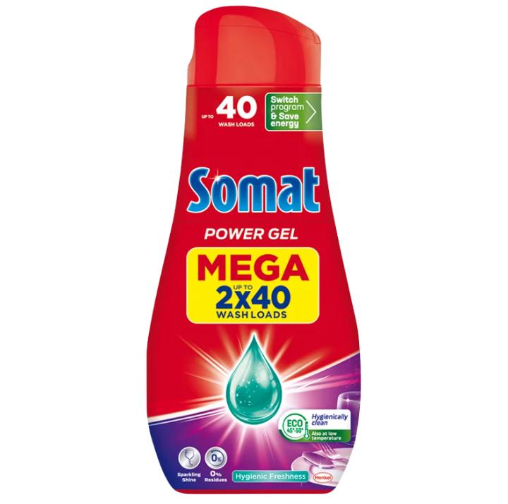 Somat All in 1 gépi mosogatószer gél 80 mosogatás 2 x 720 ml