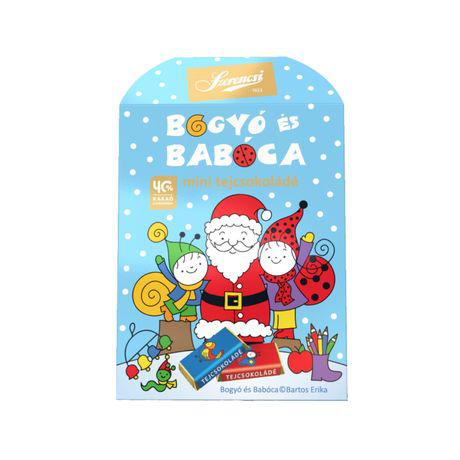 Szerencsi Bogyó&bab;óca tejcsokoládé dobozban 75g