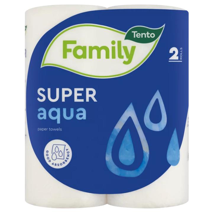 Tento Family Super Aqua papírtörlő 2 rétegű 2 tekercs