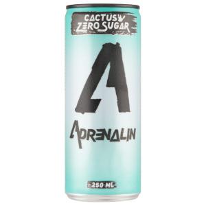Adrenalin kaktusz-guavaízű szénsavas, energiamentes ital édesítőszerekkel 250 ml