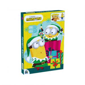 Adventi naptár csokis sütis meglepetés figurával 132g-Minions