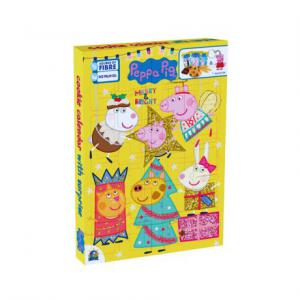 Adventi naptár csokis sütis meglepetés figurával 132g-Pepa Malac