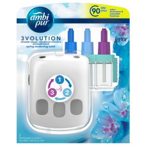 Ambi Pur 3Volution Spring Awakening Elektromos Légfrissítő Kezdőcsomag, 20 ml