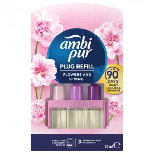 Ambi Pur Flowers & Spring Elektromos Légfrissítő-utántöltő, 20ml