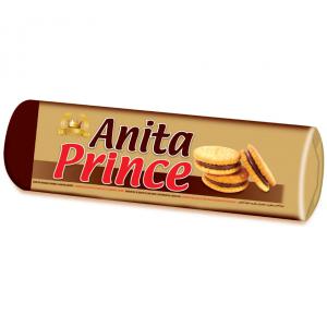 Anita Prince töltött keksz 125g kakaós krémmel