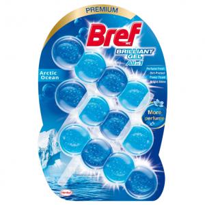 Bref Brilliant Gel Arctic Ocean WC frissítő 3 x 42 g