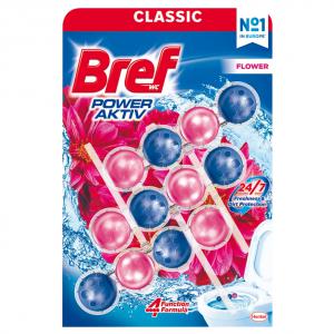 Bref Power Aktiv Flower WC frissítő 3 x 50 g