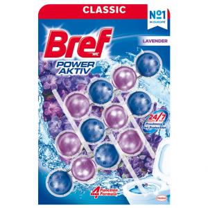 Bref Power Aktiv Lavender WC frissítő 3 x 50 g