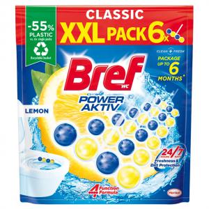 Bref Power Aktiv Lemon WC frissítő 6 x 50 g