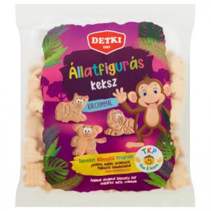 Detki állatfigurás háztartási keksz gyerekeknek kalciummal 160 g