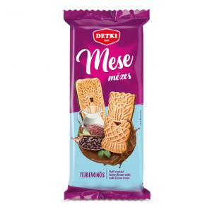 Detki Mese mézes linzer 180g kakaós tejbevonómasszával félig mártva