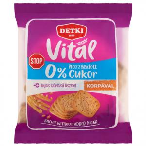 Detki Vital háztartási keksz hozzáadott cukor nélkül 180 g