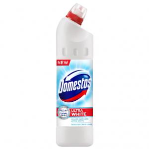 DOMESTOS Extended Power fertőtlenítő hatású folyékony tisztítószer White & Shine 750 ml