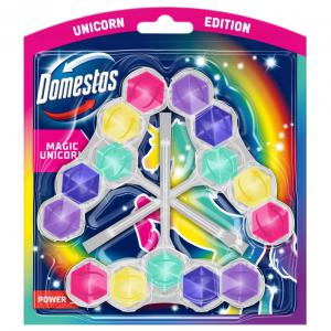 Domestos Power 5 Magic Unicorn WC frissítő blokk 3 x 50 g