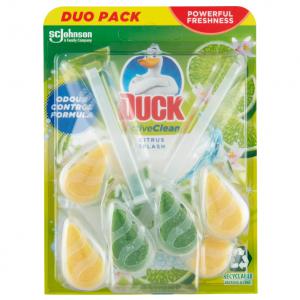 Duck Active Clean Citrus Splash WC-öblítő rúd 2 x 38,6 g (77,2 g)