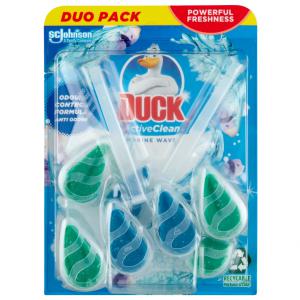 Duck Active Clean Marine Wave WC-öblítő rúd 2 x 38,6 g (77,2 g)