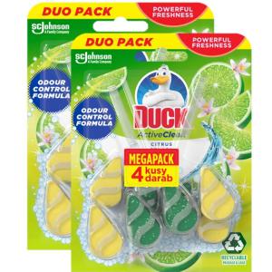 Duck Active Clean wc-öblítő rúd 4x38,6g Lime