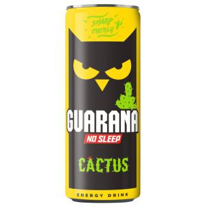 Guarana No Sleep Cactus kaktusz ízesítésű, szénsavas, alkoholmentes ital 250 ml