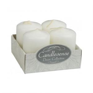 Gyertya adventi 60g 4db-os Fehér