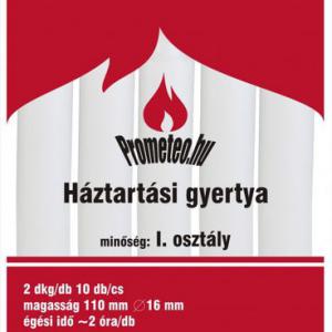 Gyertya háztartási 2 dkg 10db/cs LA GY 2/10