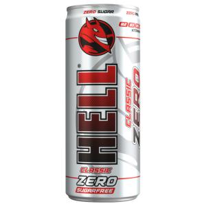 HELL Zero tuttifruttiízű, koffeintartalmú, szénsavas, alkoholmentes ital édesítőszerekkel 250 ml