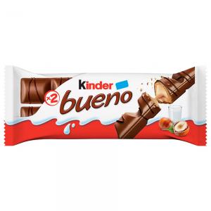 Kinder Bueno tejcsokoládéval bevont ostya tejes-mogyorós krémmel töltve 2 x 21,5 g (43 g)